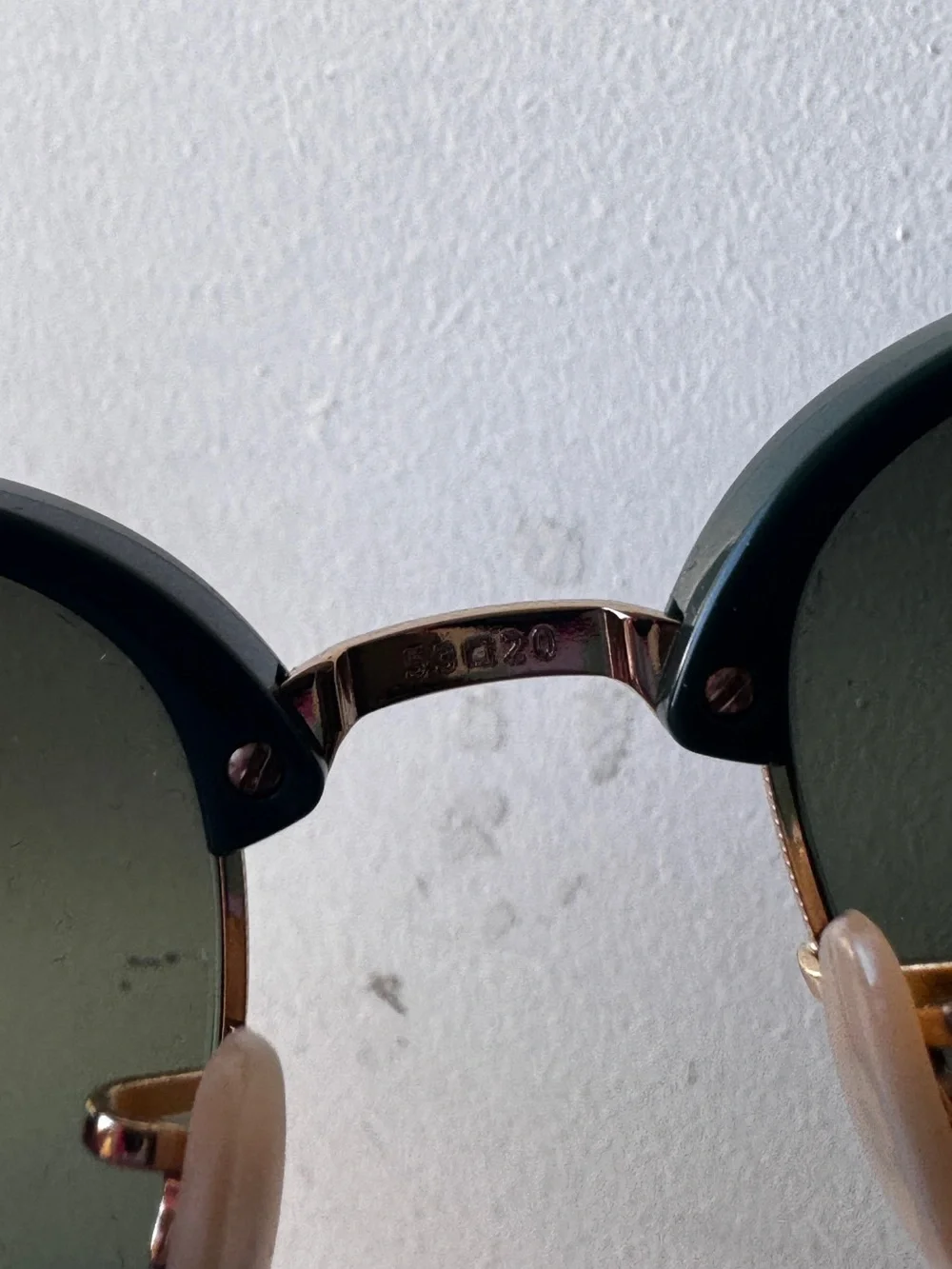 Ray-Ban Polarized Clubmaster Sunglasses in Dark Green